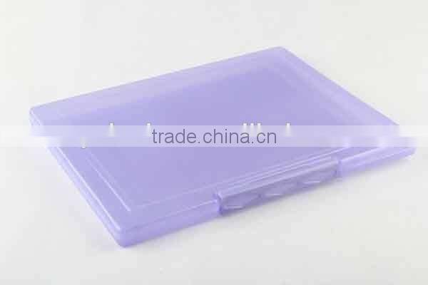 Flip type rectangular file box