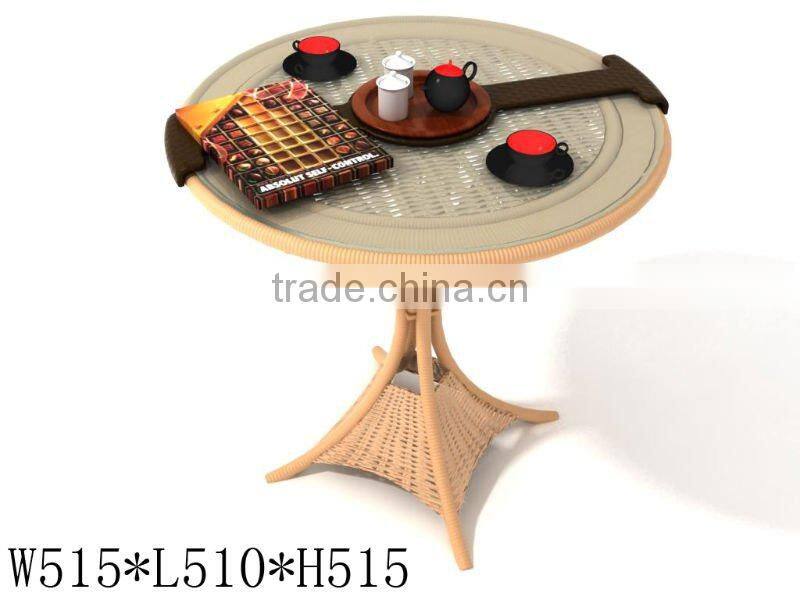 outdoor rattan garden chair and table