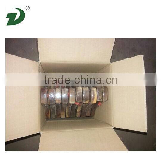 Simple design handmade fish cutting board with knife