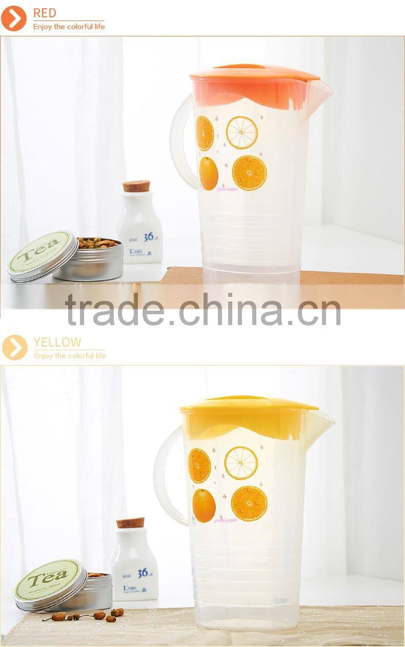 PP cold kettle with lid transparent water bottle juice and tea bottle
