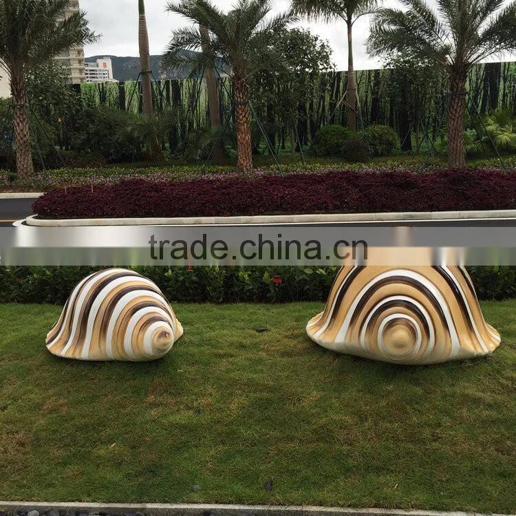 Fiberglass conch sculpture