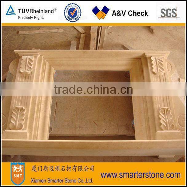 Indoor Used Stone Fireplace