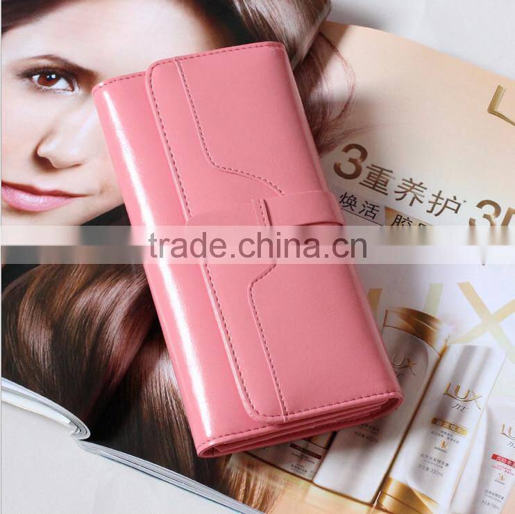 Genuine cowhide leather women wallet