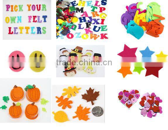 2017 alibaba express wholesale high quality new products hot sale felt artificial flower for wall decoration made in china
