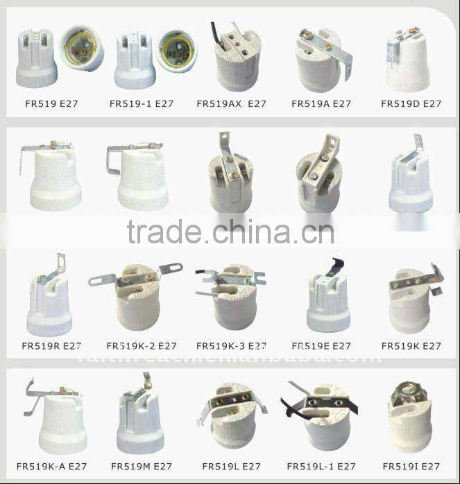 pendant porcelain threaded lamp holder E27 911