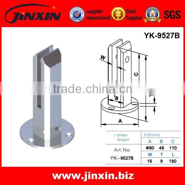 Stainless Steel frameless glass fence spigots