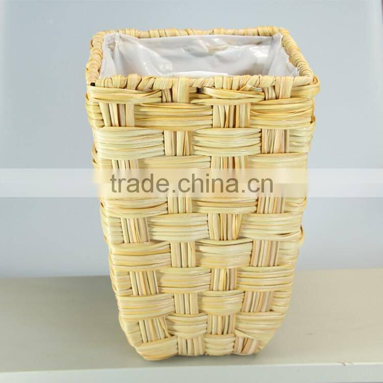 Garden Handmade Rattan Basket Flower Pots Size L/M/S