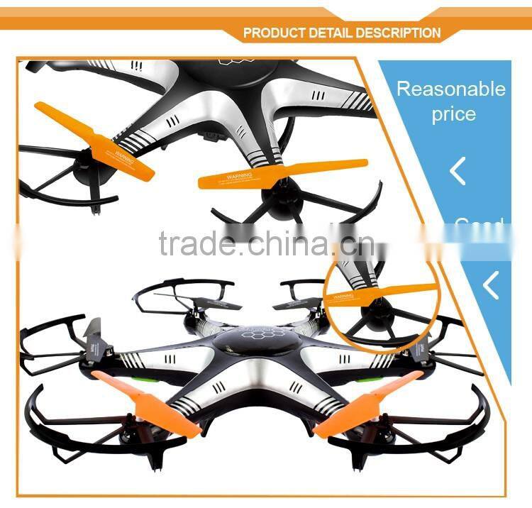 2.4g rc quadcopter drone radio control toy with light fpv racing drone