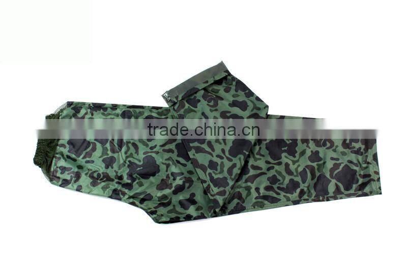 Rain coat for men military army poncho Polyester with PE PVC coating