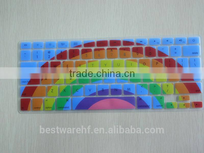 Ultrathin Clear Silicone Keyboard Cover Skin for Apple Macbook Pro /Retina 13" 15"