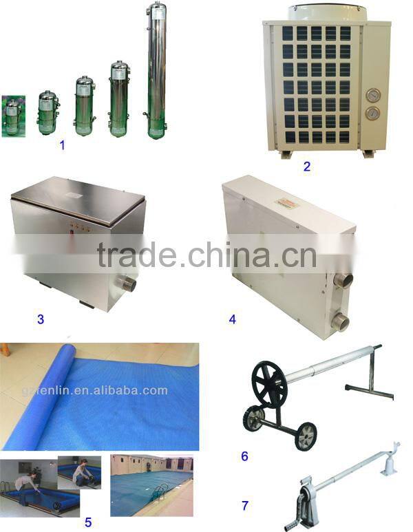 Swimming pool equipment for big size, middle size and small size skimmer pool