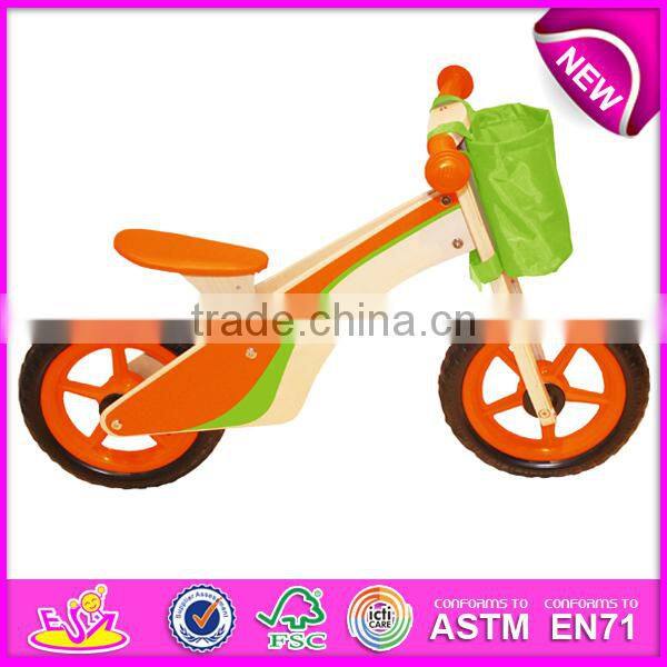 2015 hot sale kids wooden bicycle,popular wooden balance bicycle,new fashion kids bicycle WJ276391-F1