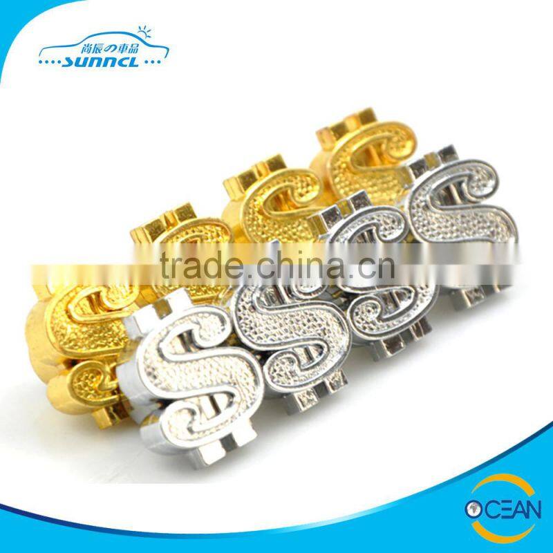 Aluminium Alloy Wheel Tire Valve Caps , Plastic Tire Vale Cap , 4PCS / SET