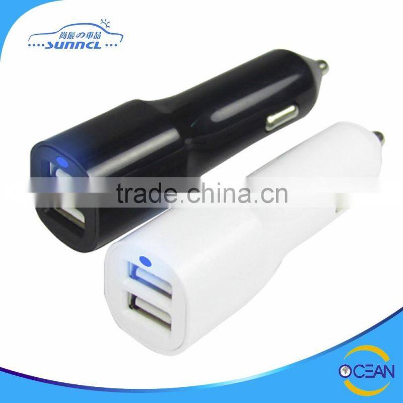 CE FCC RoHS High Quality DC 5V 2.1A 3.1A Popular Child Electric Car Charger with Cap for Safety
