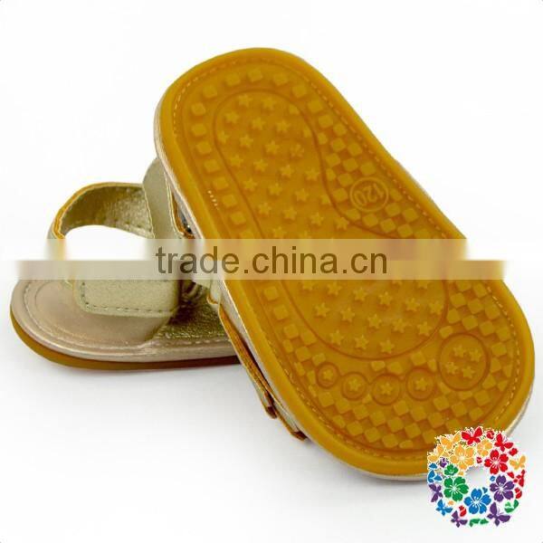 Hot Fashion Baby Golden Summer Sandals Shoes Tassels Design Girls Leather Sandal Boutique Baby Girl Sandals