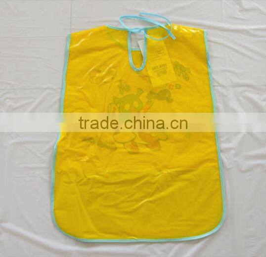 customized logo waterproof children pvc apron