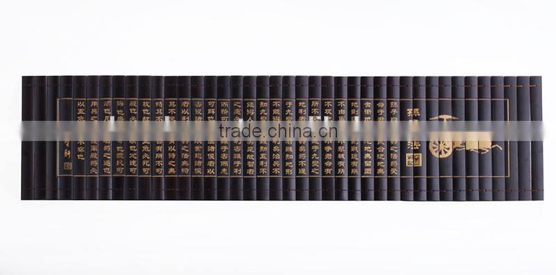 The Art of War-bamboo carving slips