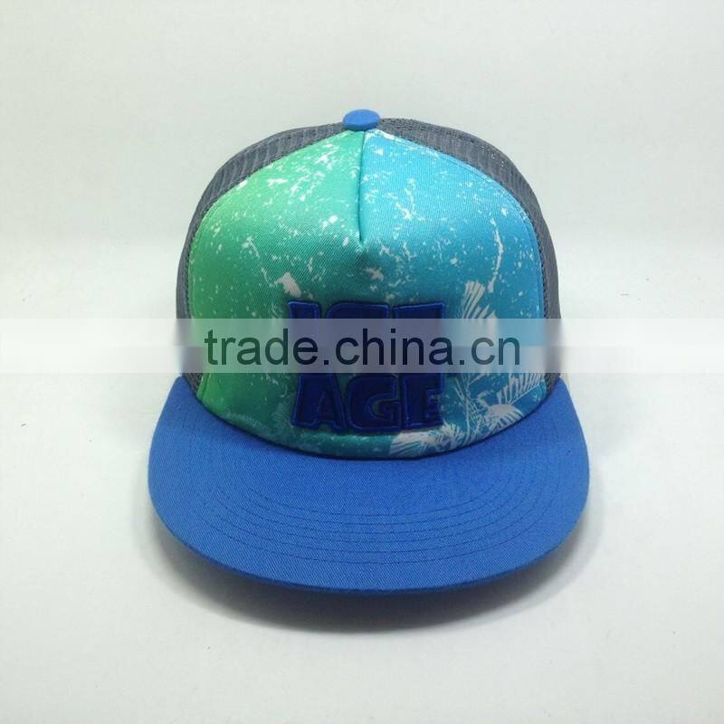 Yupoong Hip Hop Flat Cap Trucker Hat For Man Snapback Manufaturer