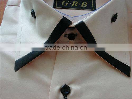 Custom Designer Shirts High Collar Shirts,Man White Contrast Shirts