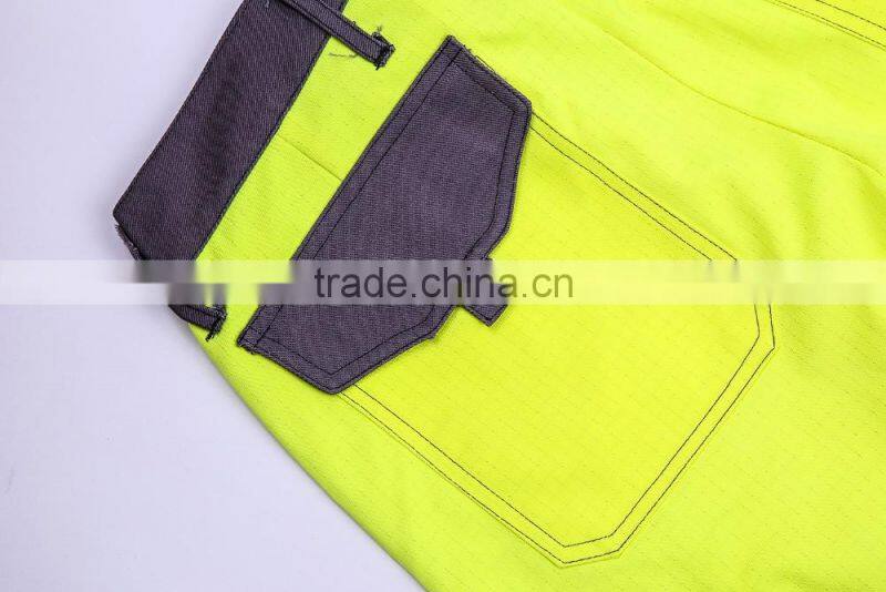 2016 customers design 3M Flame retardant high quality mebs reflective jacket