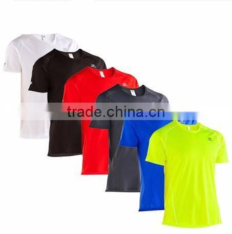 2016 Wholesale OEM Manufacture 180g 100% Cotton O-Neck Short Sleeve Casual Men Plain t-shirt