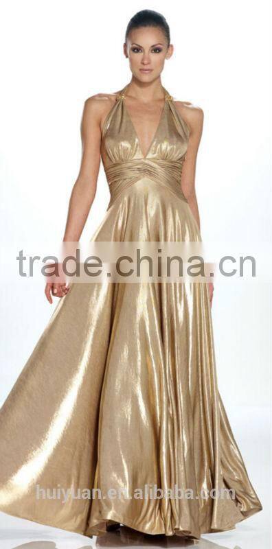 gold off-shoulder taffeta A-line evening sex prom evening gown