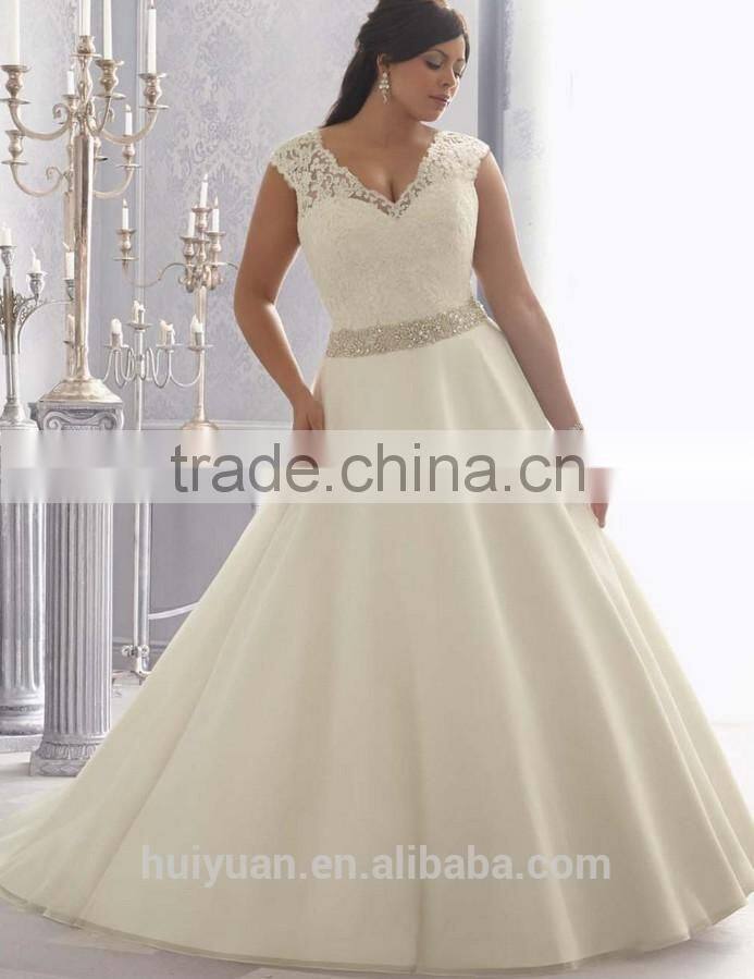 light pink ball gown cap sleeve decent wedding dress