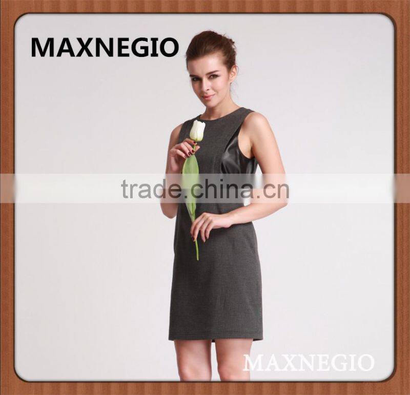 Maxnegio guangzhou wholesale clothing designs formal office ladies dress
