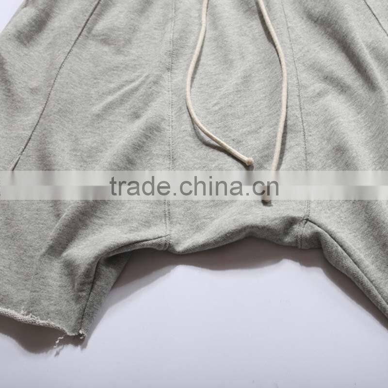 2016 Hot Sale Men's Summer hip hop Shorts Casual Outdoors Joggers Elastic Waist Trousers Sweatpants Shorts pure cotton