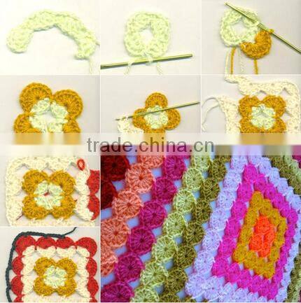 2015 high quality crochet blanket