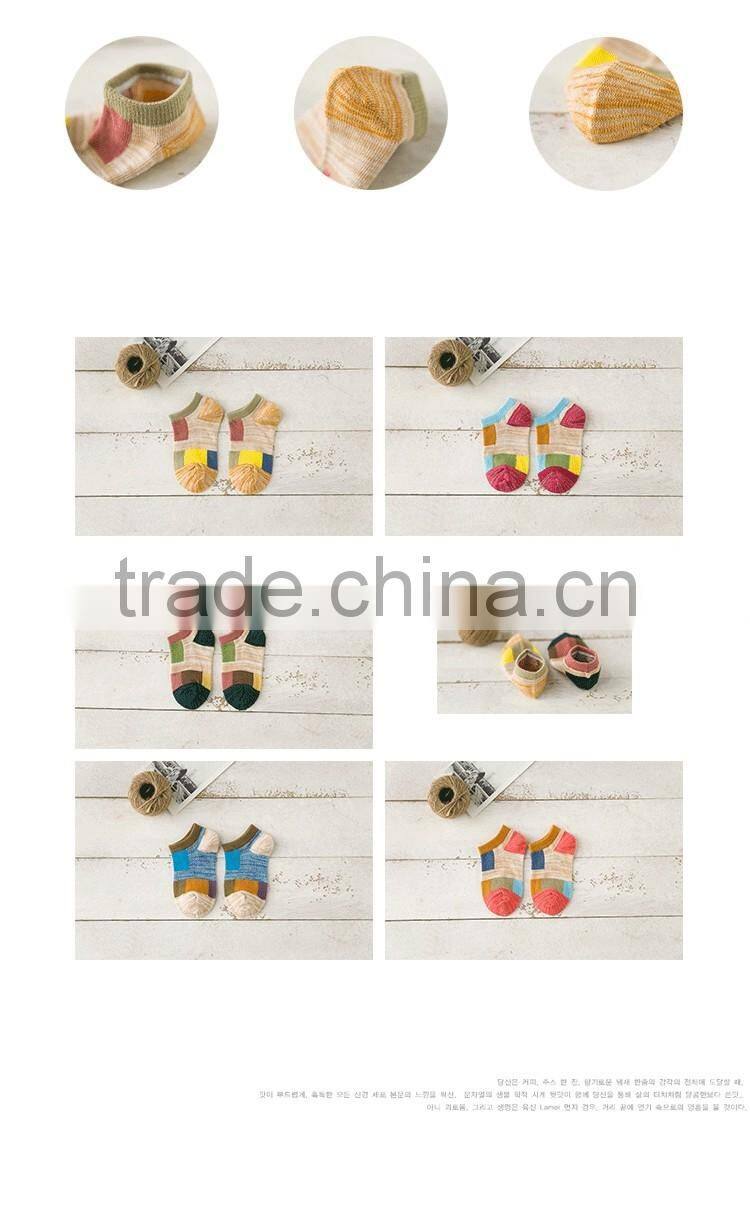 Candy color baby boat socks Autumn unisex kids socks