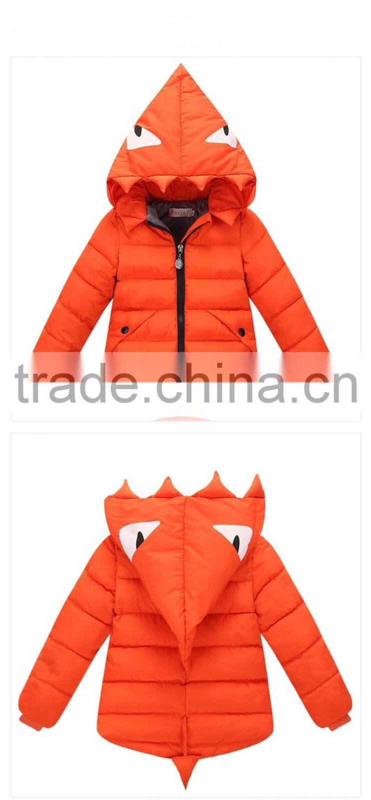 2017 Latest OEM cheap custom boys child winter outdoor waterproof quilted kids jackets