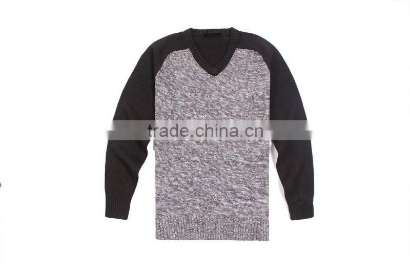 2015 Fashion V Neck Sweater Knitting Pattern Free