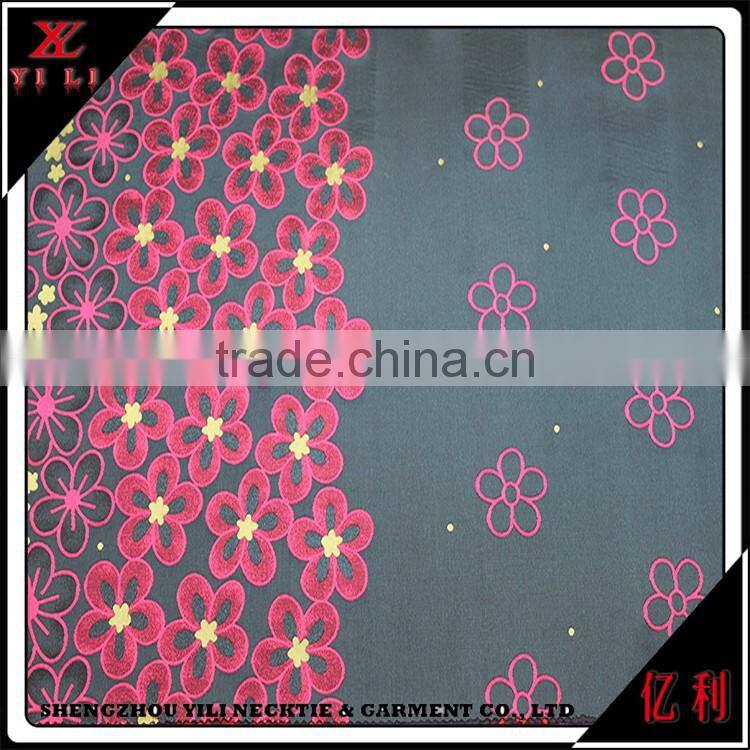 2016 china latest design good offer cotton tie fabric floral