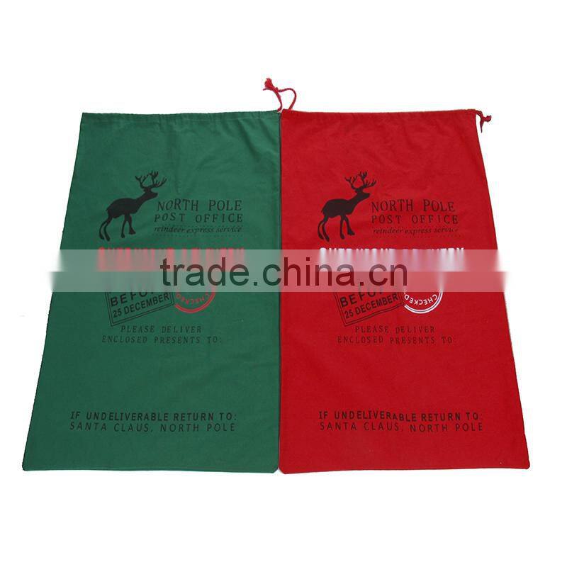 Christmas Gift Bag Canvas Santa Claus Bag