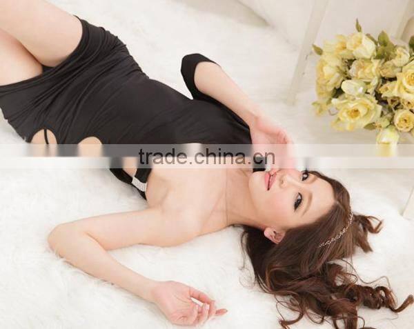 2015 spandex sexy beautiful lady one piece dress
