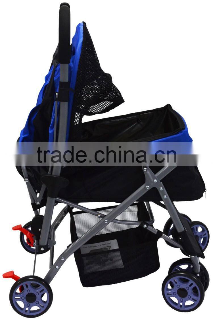 Wholesale Ourdoor Dog Pet Trolley foldable trolley with three wheel
