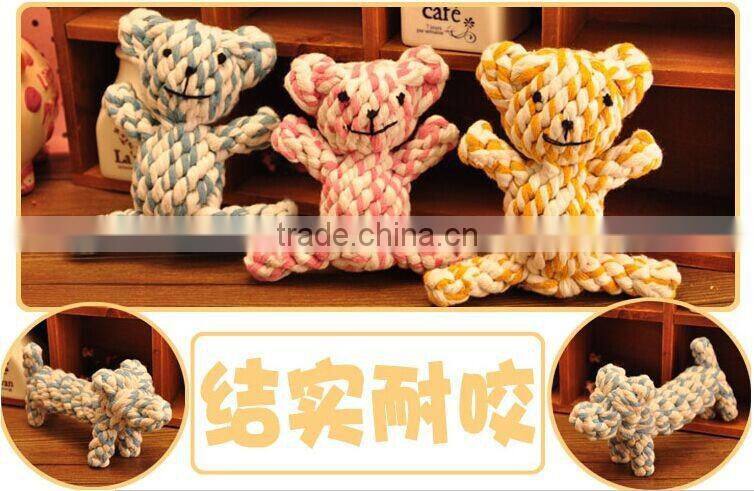 Manufacture directly Custom Cleaning teeth Cotton rope big size toy for dog