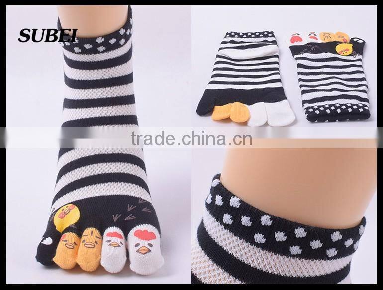 Lovely girl cartoon tube socks sublimation toe socks