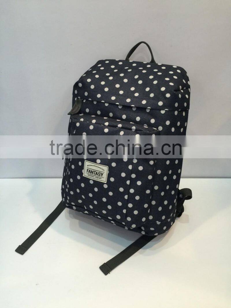 2017 hot sales wholesales custom fashion college student bag daypack