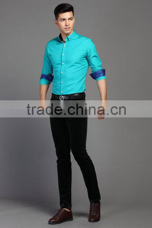 2015 Mens fashion dress shirts,floral printing man shirts,double collar stylish dress shirts