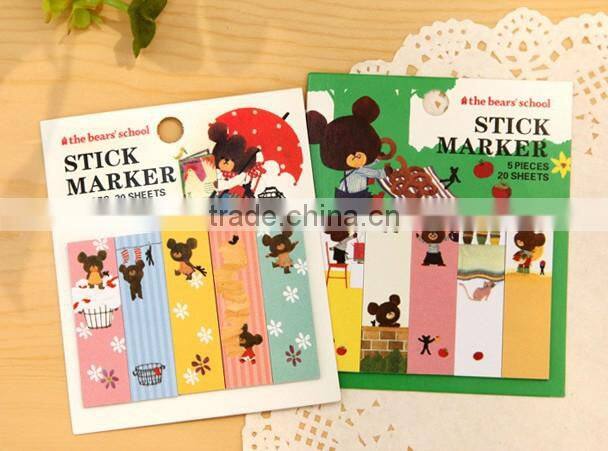 New Style Folded N Time Removable Sticky Notes for Children