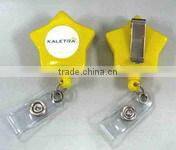 silver chrome Badge reel