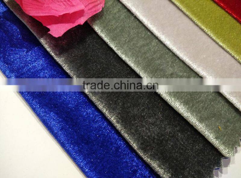 high quality weft knitted velour fabric