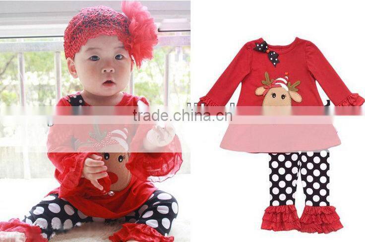 new baby Christmas 2013 hot gifts for girls outfits clothing sets party wear dress and girl's outfit sets baby animal clothes