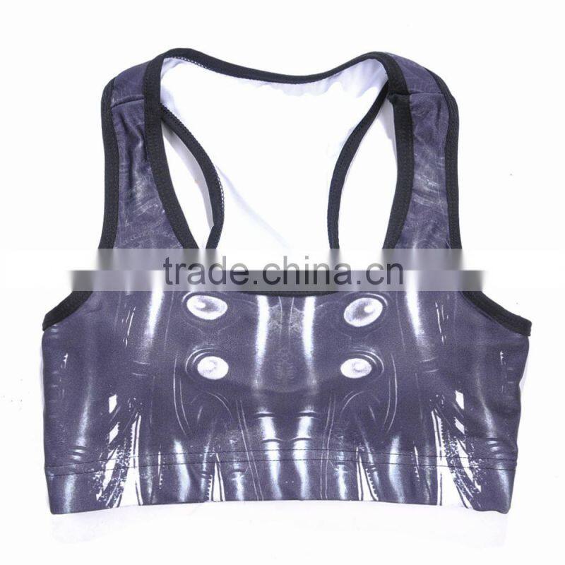 sexy women cycling sportswear crossed straps sports bra S131-16