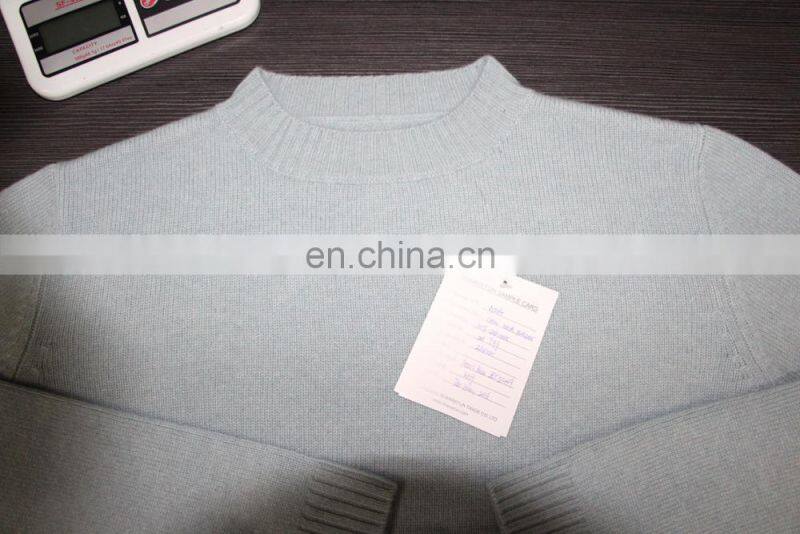 New design computer knitted 100% pure cashmere sweater pullover for ladies