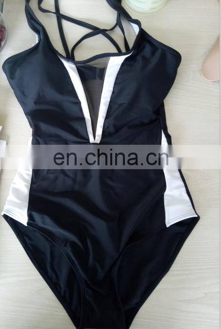 Hot selling new arrival sexy patch up one piece bikini wholesale