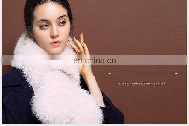 Hot Selling Popular Scarf Factory Price High Quality Genuine Fox Fur Shawl Fur