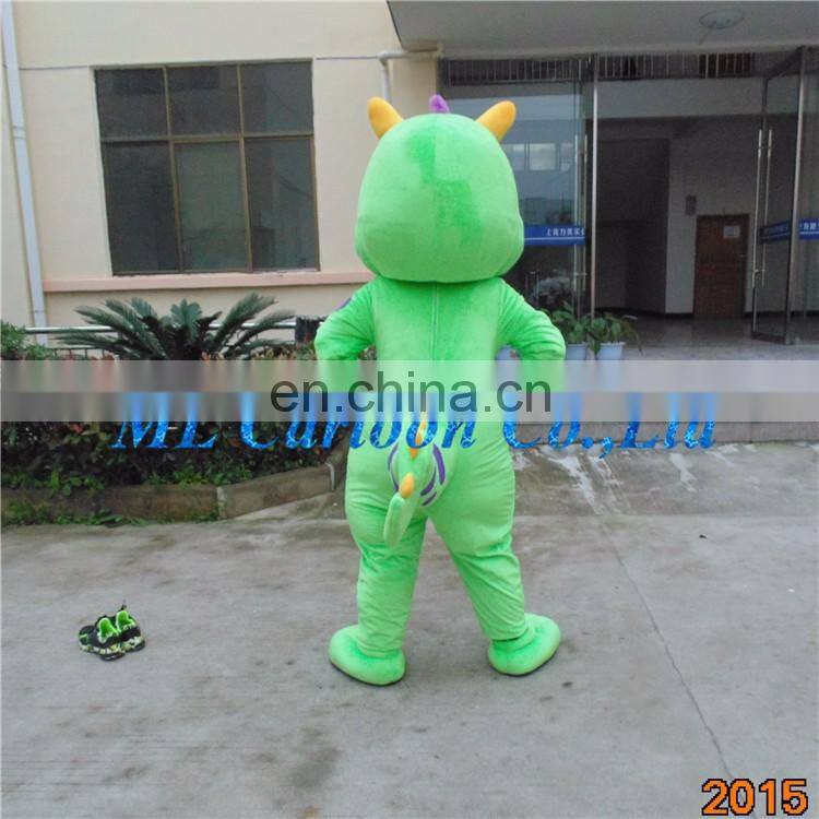 Factory direct sale customized cartoon dragon mascot costume for adult